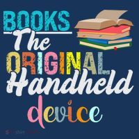 Books The Original Handheld Device Book Librarian Tote Bag thumb 4