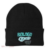 Biology The Only Science Cells Biologist Pun Funny Biology Beanie thumb 0