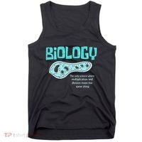 Biology The Only Science Cells Biologist Pun Funny Biology Tank Top thumb 0