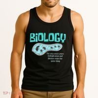 Biology The Only Science Cells Biologist Pun Funny Biology Tank Top thumb 3