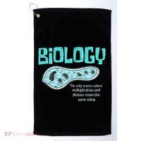 Biology The Only Science Cells Biologist Pun Funny Biology Golf Towel thumb 0