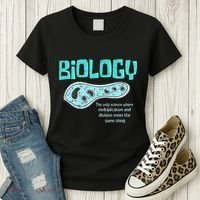 Biology The Only Science Cells Biologist Pun Funny Biology Women's T-Shirt thumb 3