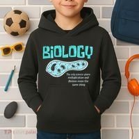 Biology The Only Science Cells Biologist Pun Funny Biology Kids Hoodie thumb 2