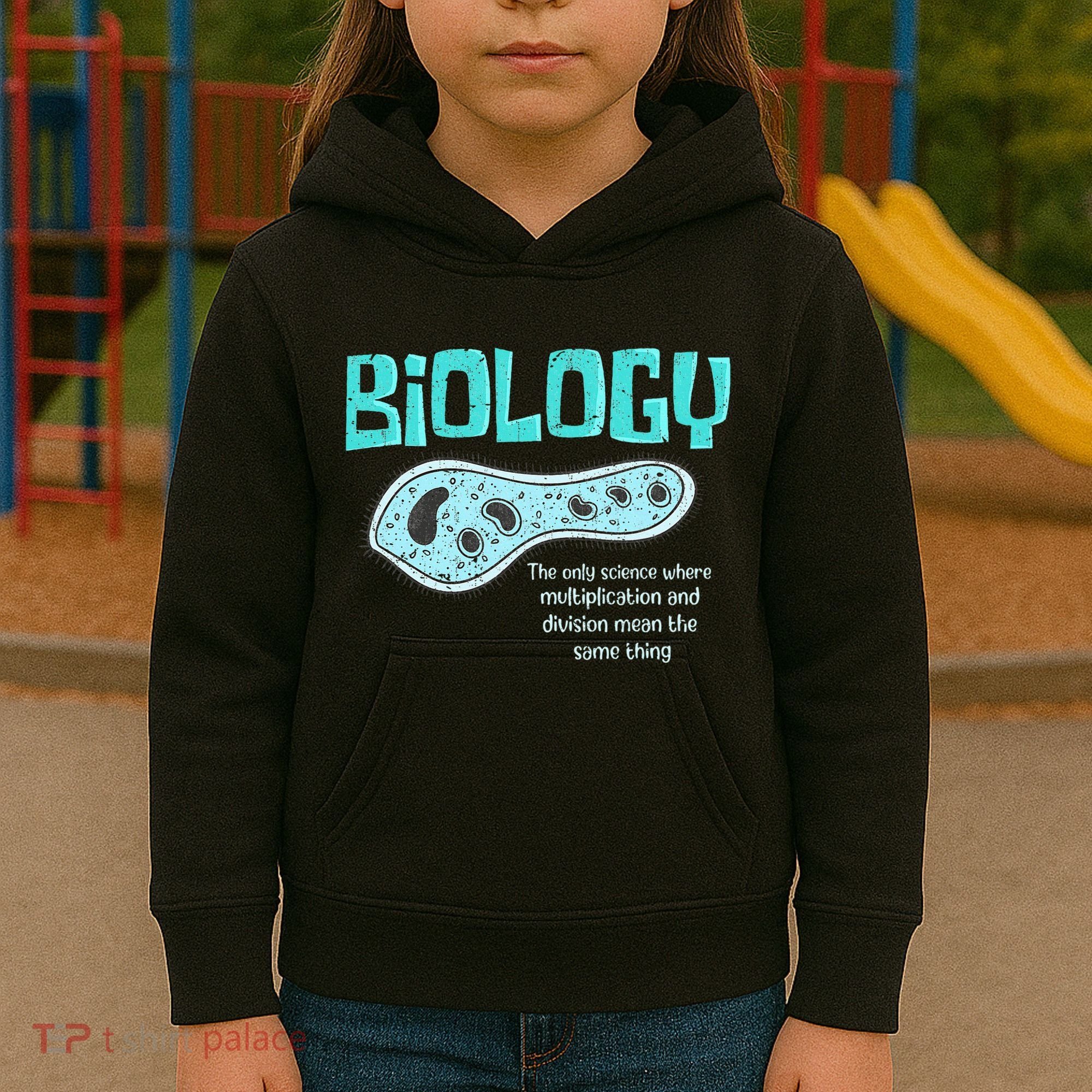 Biology The Only Science Cells Biologist Pun Funny Biology Kids Hoodie