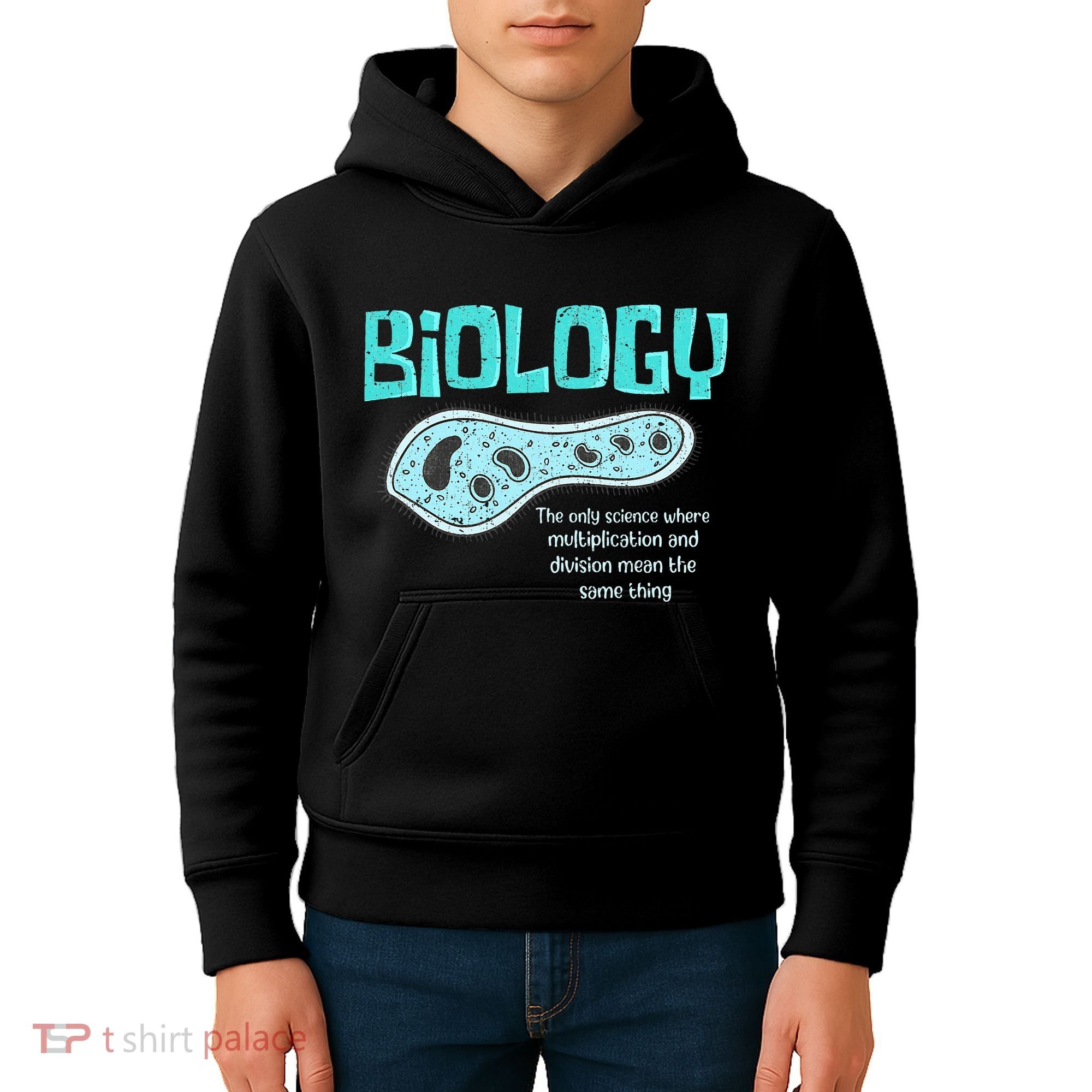 Biology The Only Science Cells Biologist Pun Funny Biology Kids Hoodie
