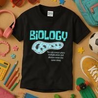 Biology The Only Science Cells Biologist Pun Funny Biology Kids T-Shirt thumb 3