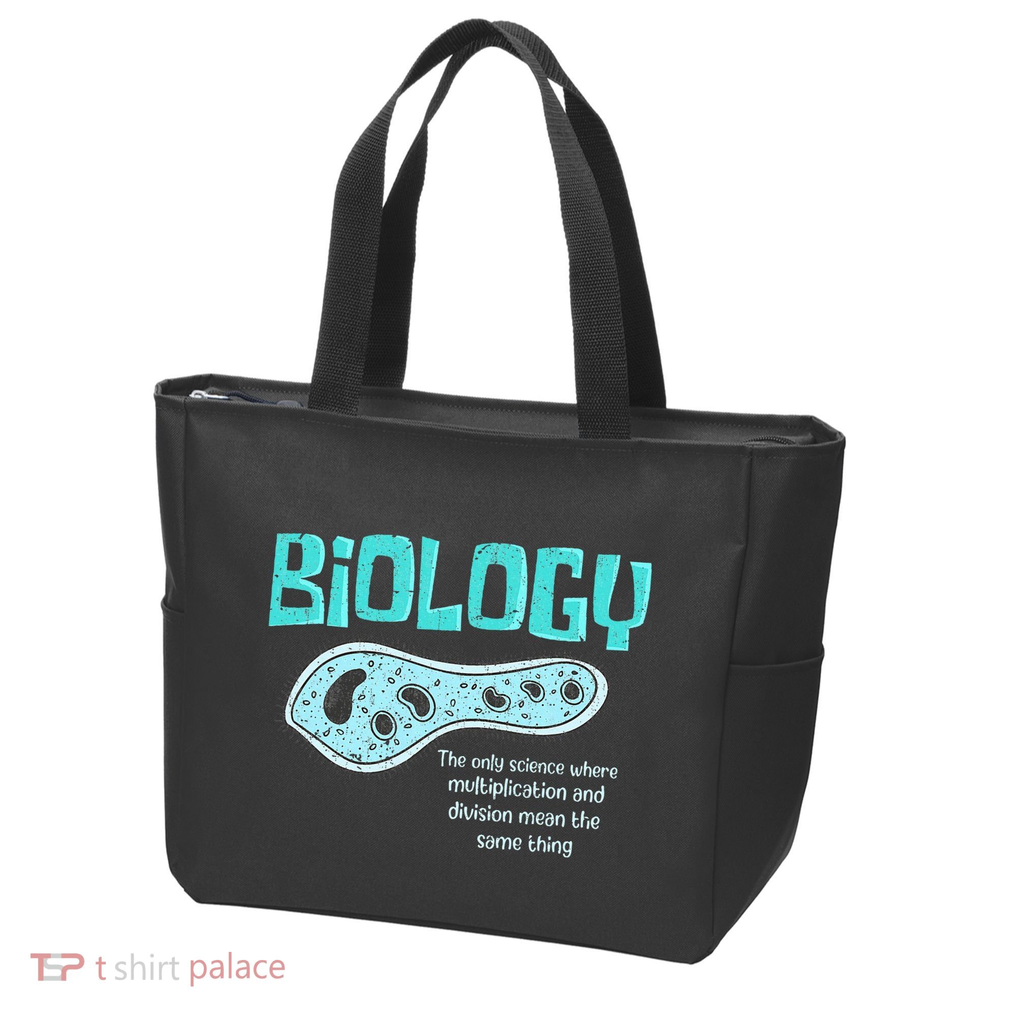 Biology The Only Science Cells Biologist Pun Funny Biology Tote Bag