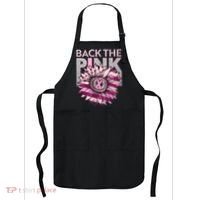 Back The Pink Breast Cancer Awareness Sunflower Ribbon Apron thumb 0