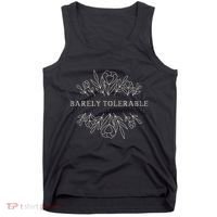 Barely Tolerable Pride And Prejudice Jane Austen Tank Top thumb 0