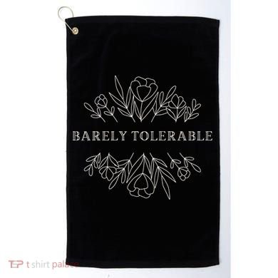 Barely Tolerable Pride And Prejudice Jane Austen Golf Towel