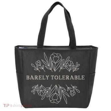 Barely Tolerable Pride And Prejudice Jane Austen Tote Bag