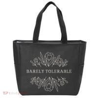 Barely Tolerable Pride And Prejudice Jane Austen Tote Bag thumb 0