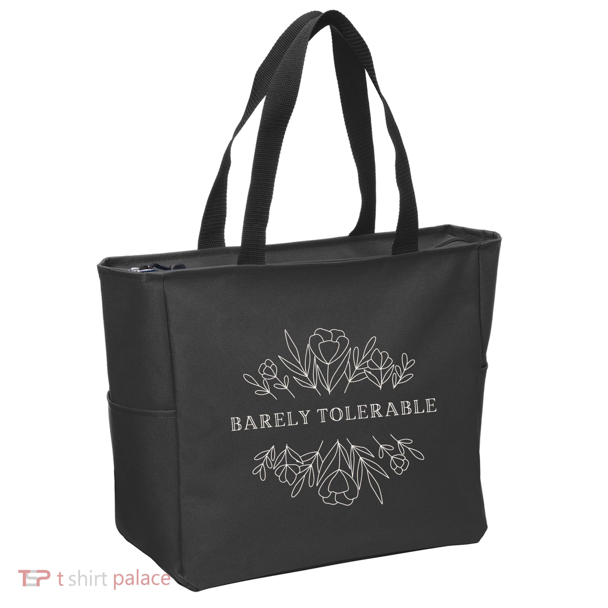 Barely Tolerable Pride And Prejudice Jane Austen Tote Bag