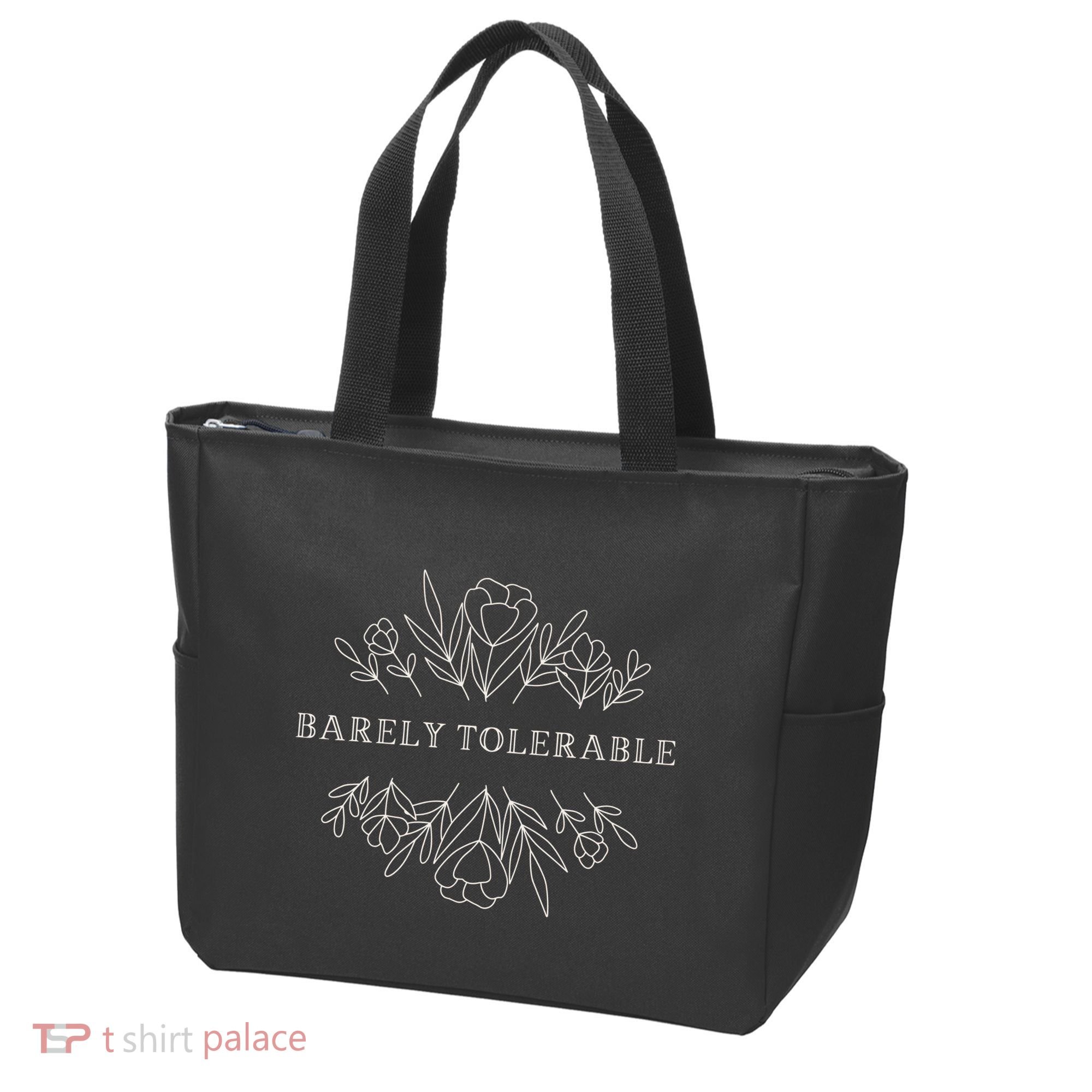 Barely Tolerable Pride And Prejudice Jane Austen Tote Bag