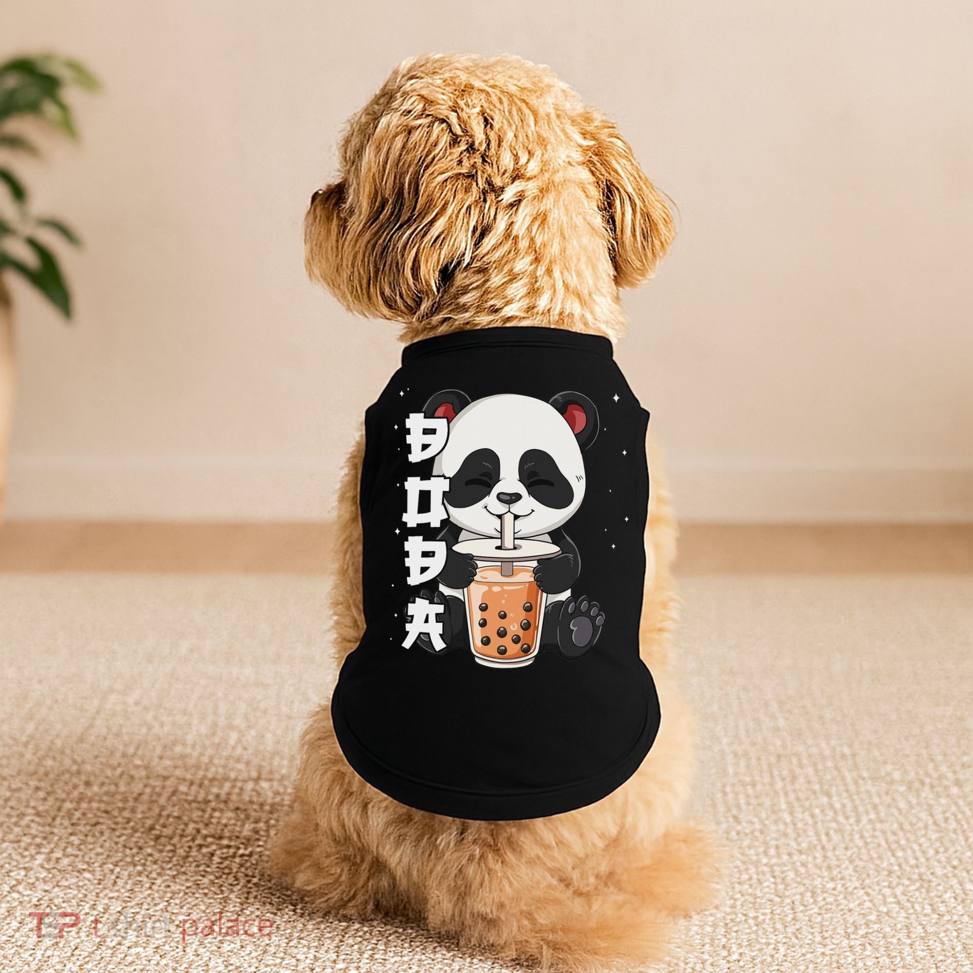 Bubble Tea Panda Boba Tea Doggie Tank