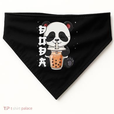 Bubble Tea Panda Boba Tea USA-Made Doggie Bandana