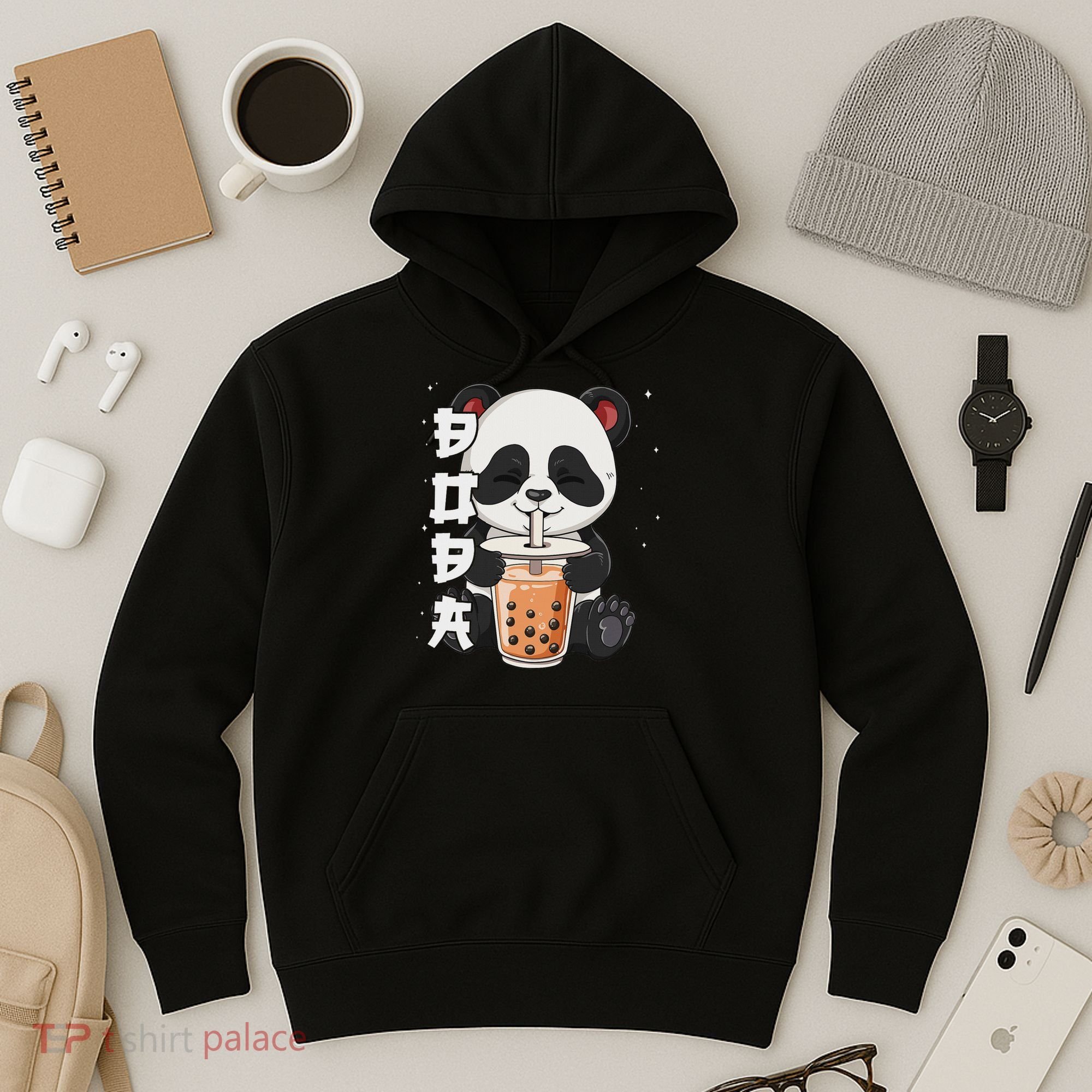 Bubble Tea Panda Boba Tea Hoodie