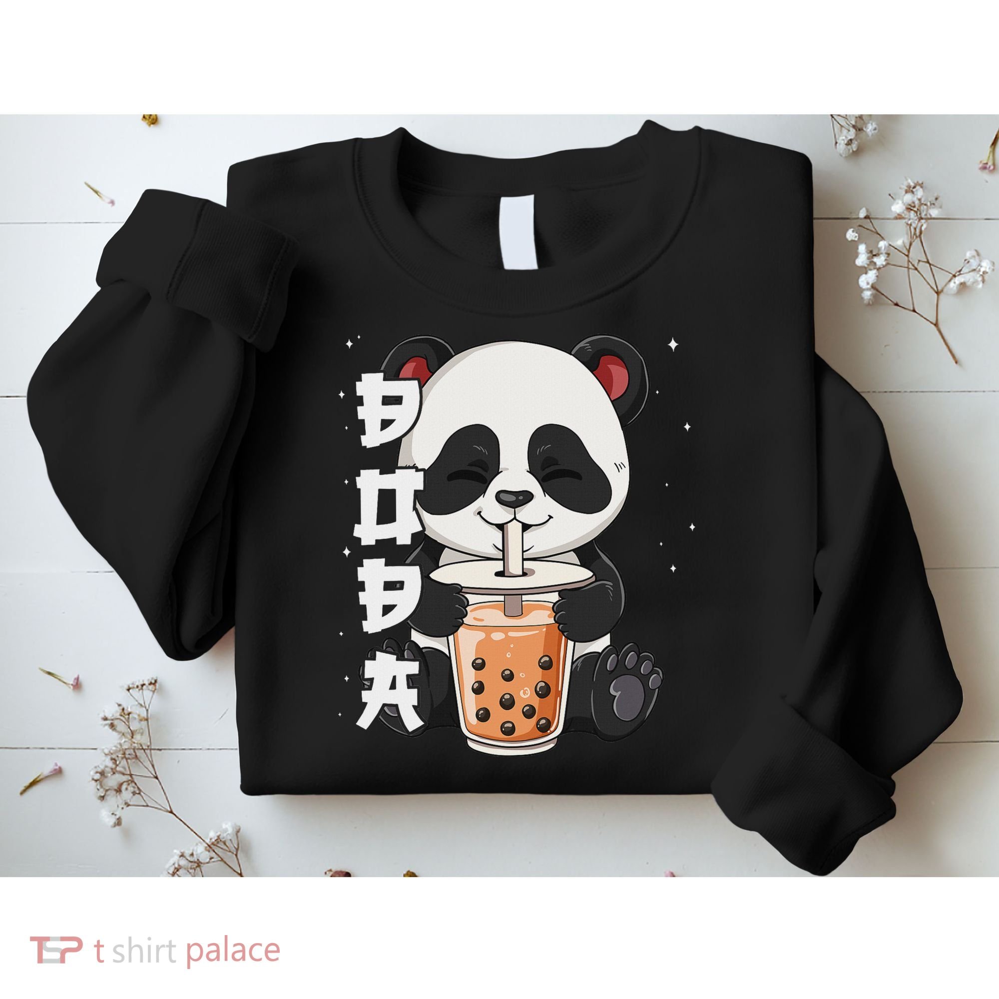 Bubble Tea Panda Boba Tea Sweatshirt