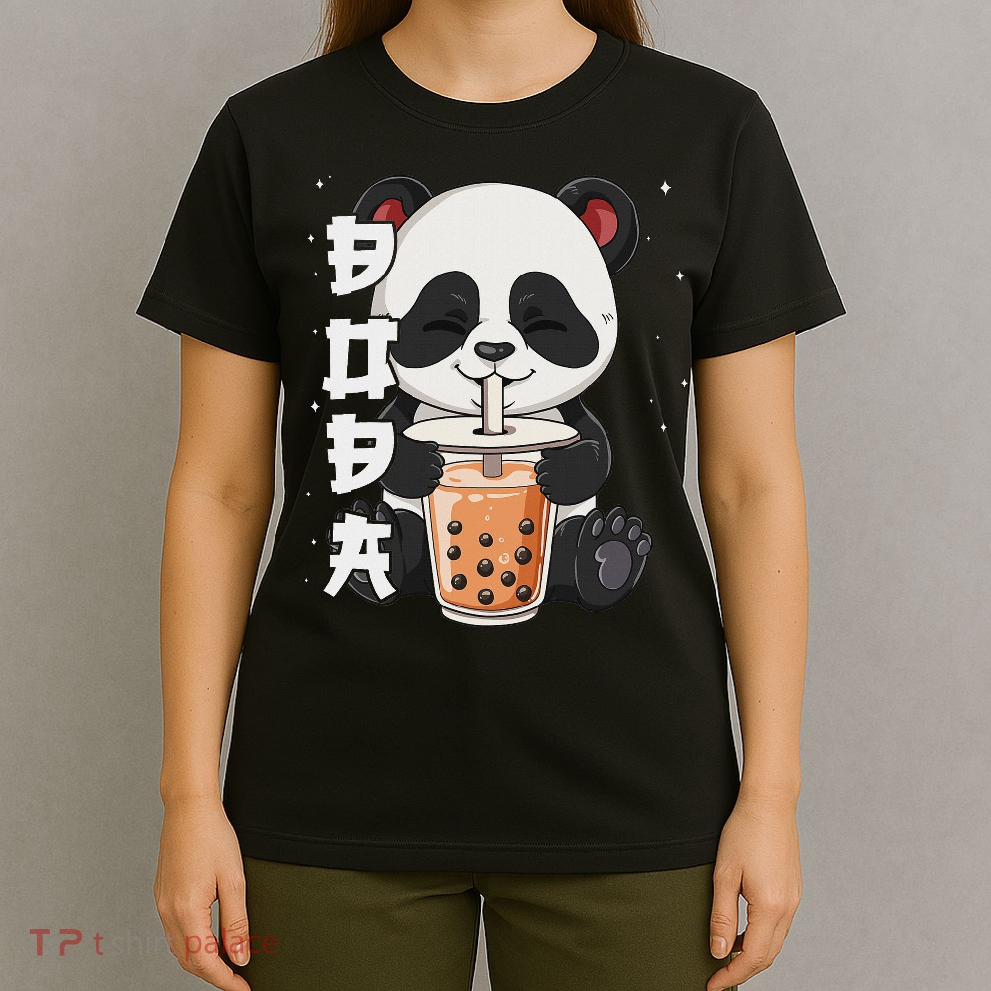 Bubble Tea Panda Boba Tea T-Shirt