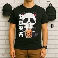 Bubble Tea Panda Boba Tea T-Shirt thumb 6