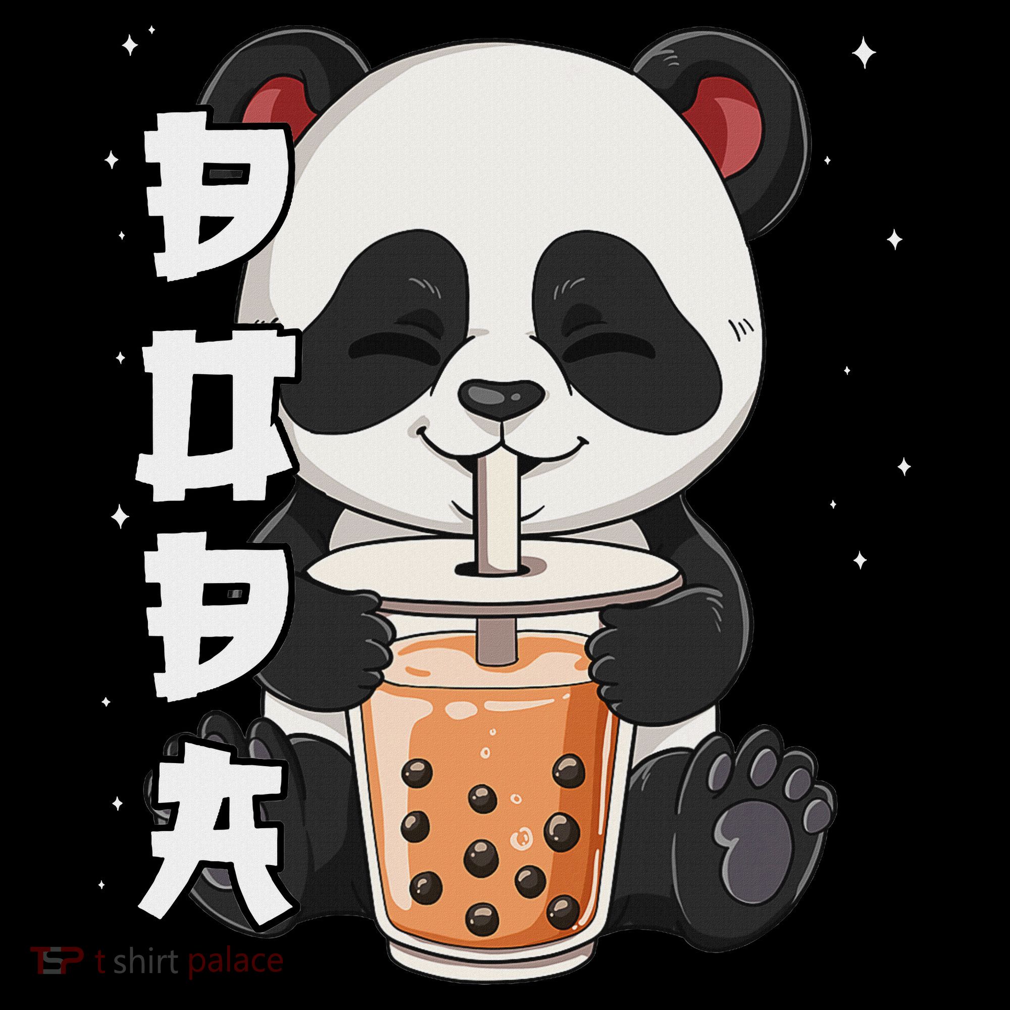 Bubble Tea Panda Boba Tea Mousepad