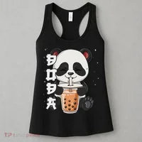 Bubble Tea Panda Boba Tea Women's Tank Top thumb 3