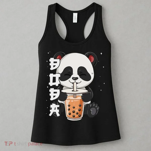 Bubble Tea Panda Boba Tea Women's Tank Top