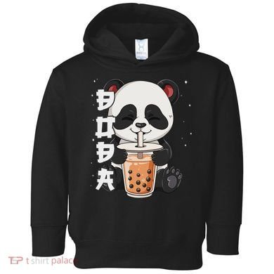 Bubble Tea Panda Boba Tea Toddler Hoodie