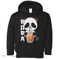Bubble Tea Panda Boba Tea Toddler Hoodie thumb 0