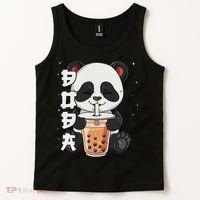 Bubble Tea Panda Boba Tea Tank Top thumb 2