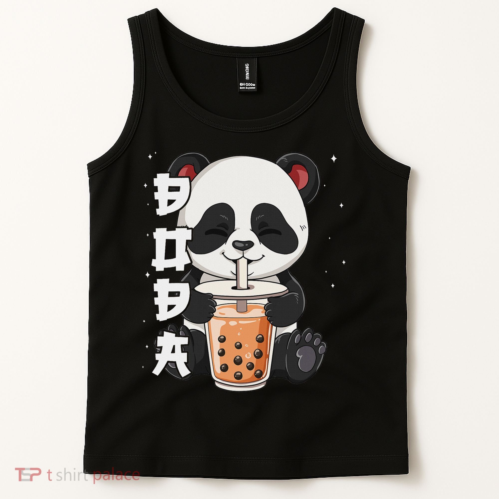 Bubble Tea Panda Boba Tea Tank Top