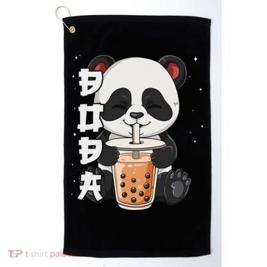 Bubble Tea Panda Boba Tea Golf Towel
