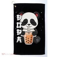 Bubble Tea Panda Boba Tea Golf Towel thumb 0