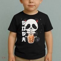 Bubble Tea Panda Boba Tea Toddler T-Shirt thumb 2
