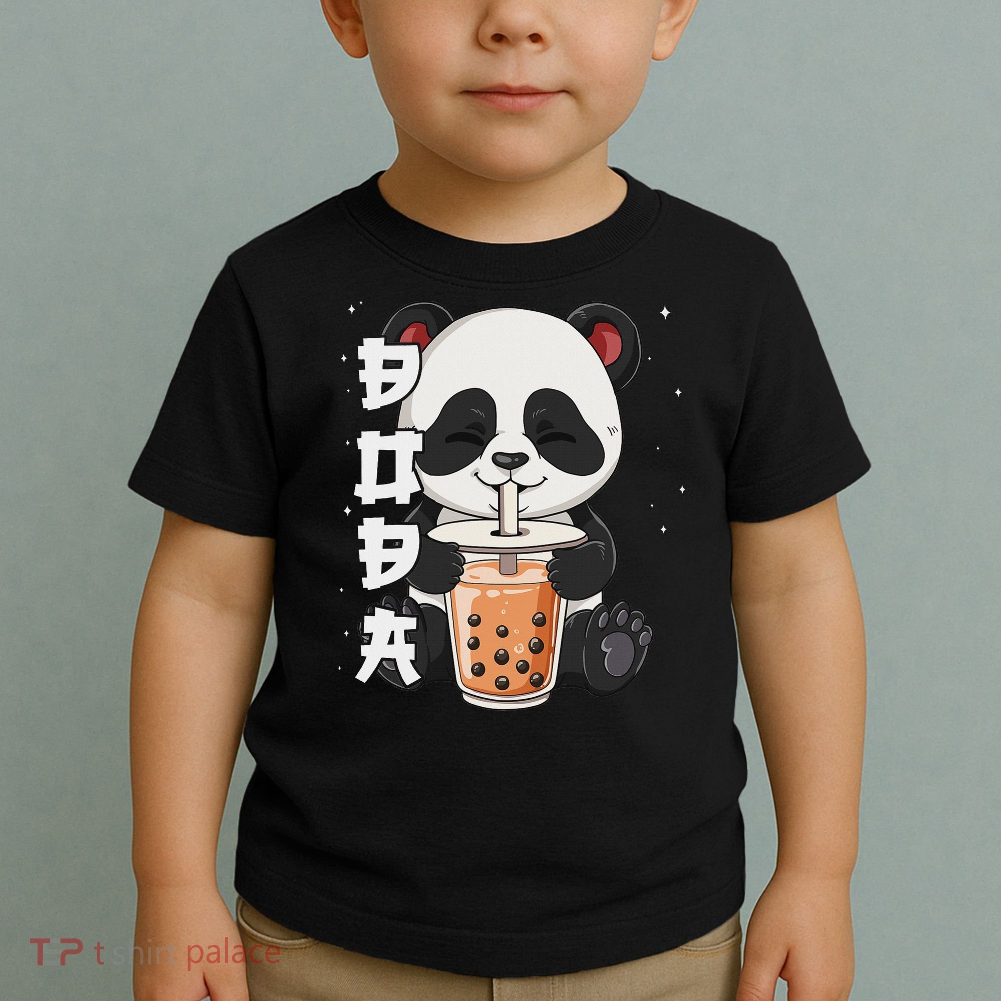 Bubble Tea Panda Boba Tea Toddler T-Shirt