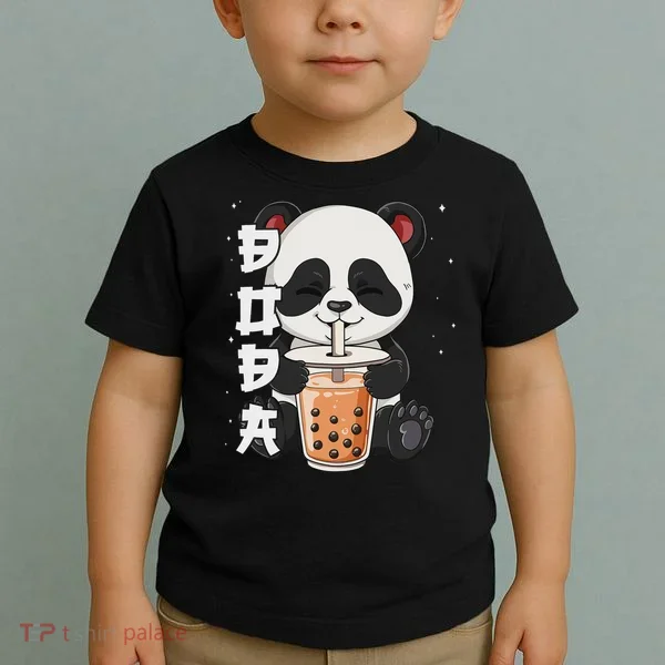 Bubble Tea Panda Boba Tea Toddler T-Shirt
