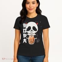 Bubble Tea Panda Boba Tea Women's T-Shirt thumb 4