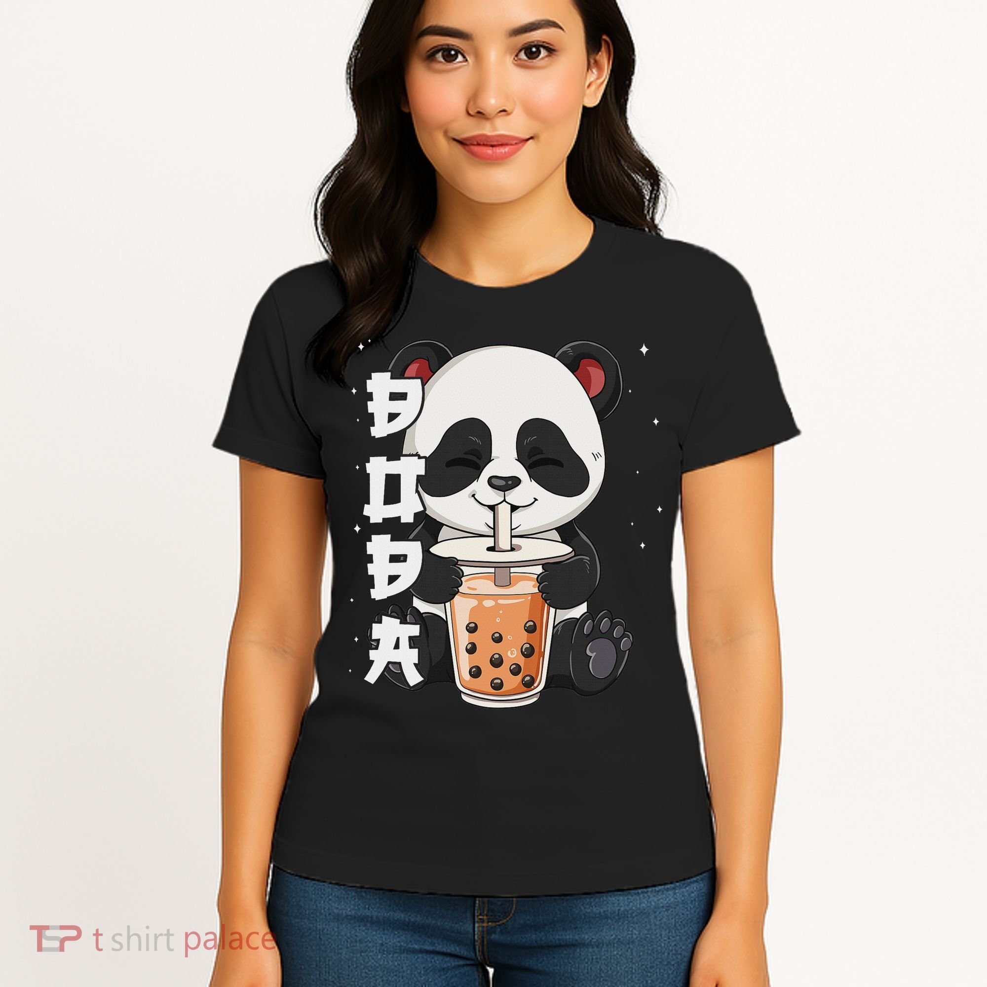 Bubble Tea Panda Boba Tea Women's T-Shirt