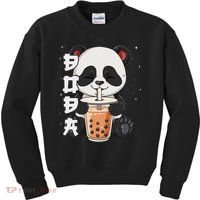 Bubble Tea Panda Boba Tea Kids Sweatshirt thumb 0