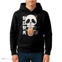 Bubble Tea Panda Boba Tea Kids Hoodie thumb 4