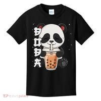 Bubble Tea Panda Boba Tea Kids T-Shirt thumb 0