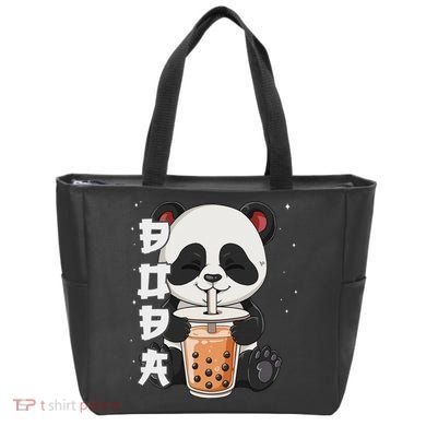 Bubble Tea Panda Boba Tea Tote Bag