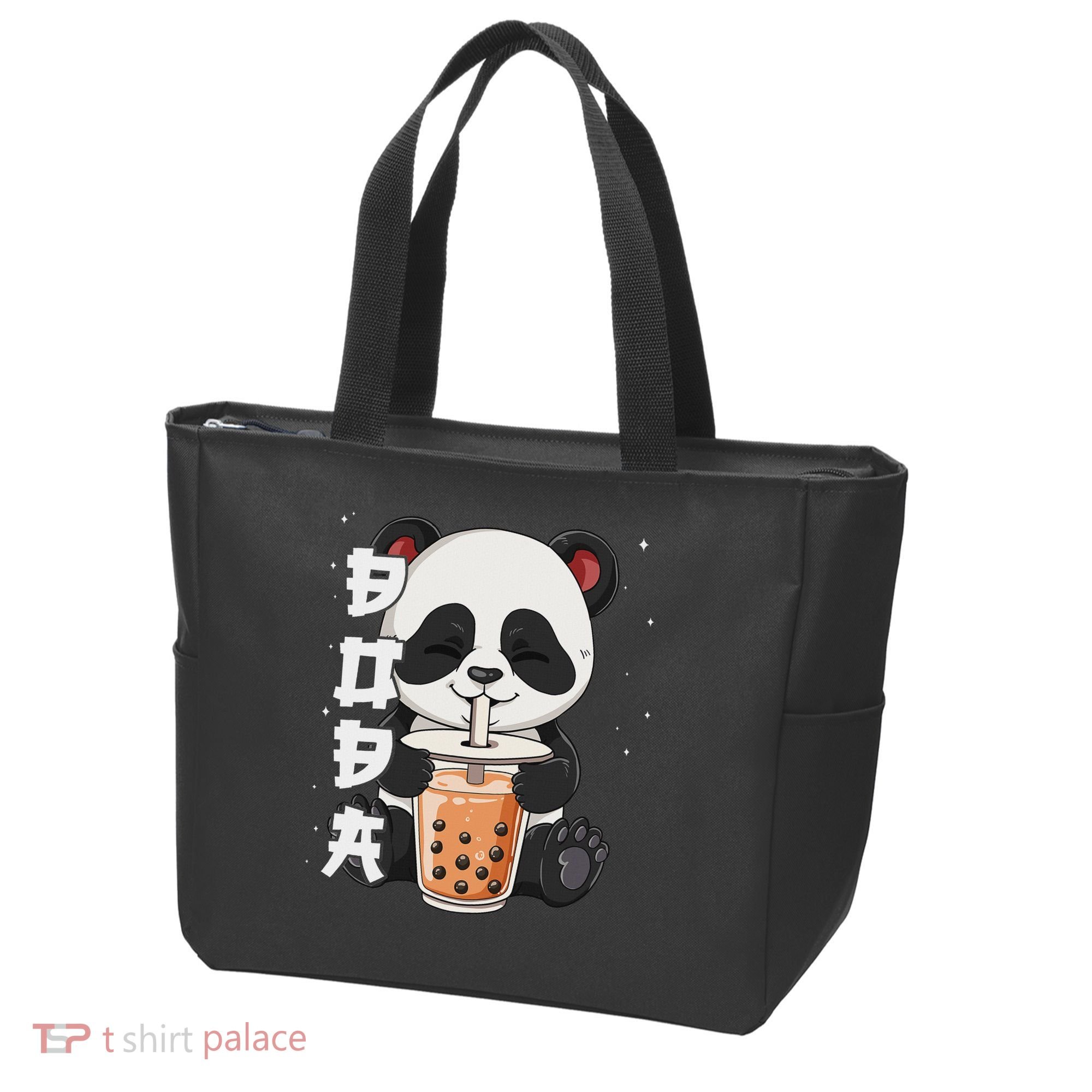 Bubble Tea Panda Boba Tea Tote Bag