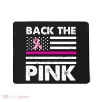 Back The Pink Breast Cancer Awareness Thin Line Mousepad thumb 0