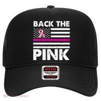 Back The Pink Breast Cancer Awareness Thin Line Hat thumb 0