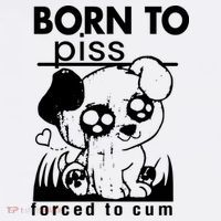 Born To Piss Forced To Cum Funny Dog Joke Trending T-Shirt thumb 7