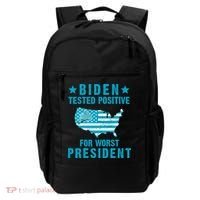 Biden Tested Positive For The Worst President Backpack thumb 0