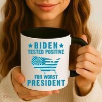 Biden Tested Positive For The Worst President Coffee Mug thumb 3