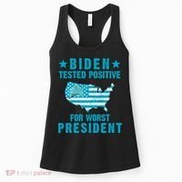 Biden Tested Positive For The Worst President Women's Tank Top thumb 0