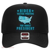 Biden Tested Positive For The Worst President Hat thumb 0